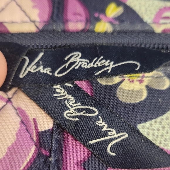 Vera Bradley Floral Patterned Magnet Closure Wallet 8 X 4 - Picture 7 of 12